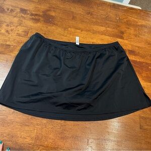 Swim by Cacique black swim skirt size 22